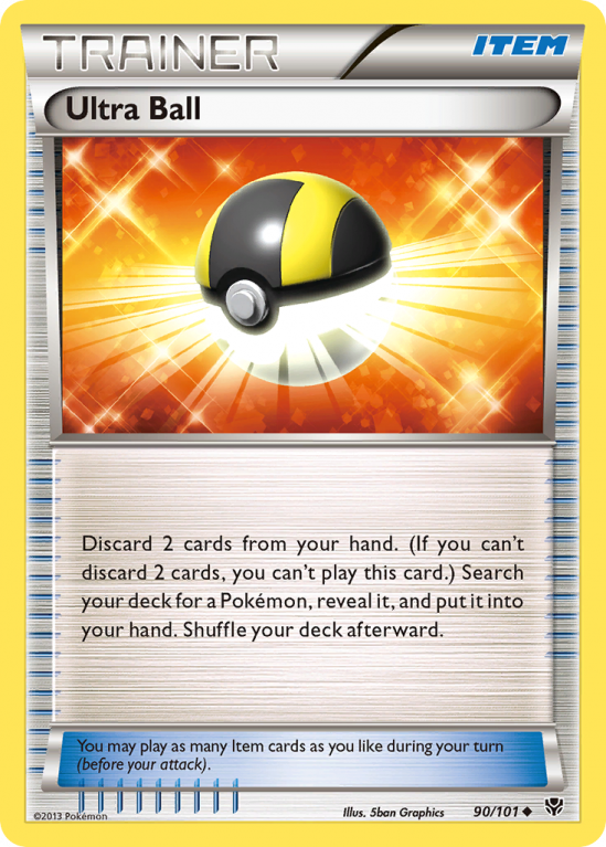 Ultra Ball 90/101 Black & White Plasma Blast