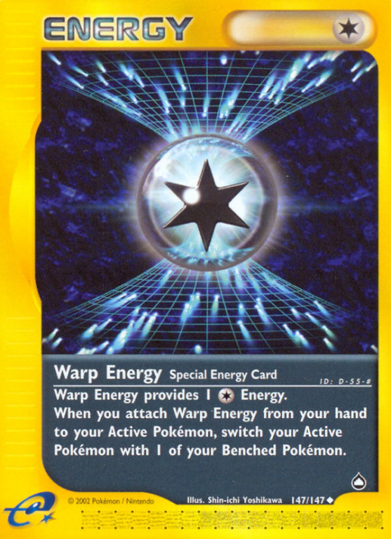 Warp Energy 147/186 E-Card Aquapolis
