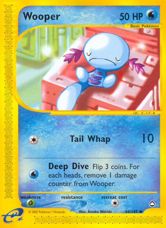 Wooper 66/186 E-Card Aquapolis