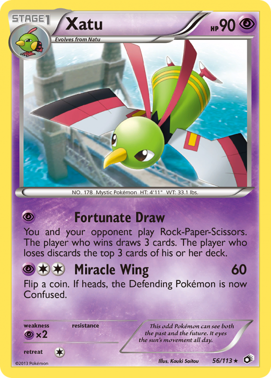 Xatu 56/113 Black & White Legendary Treasures