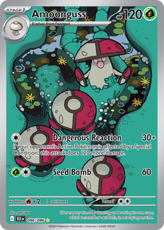 Pokémonkaart Amoonguss nummer 96/86