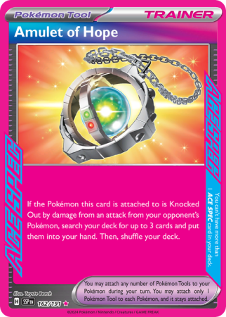 Pokémonkaart Amulet of Hope nummer 162/191