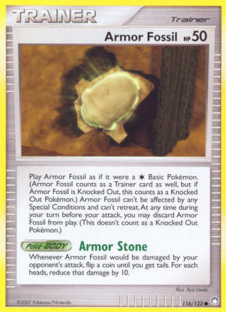 Armor Fossil 116/123