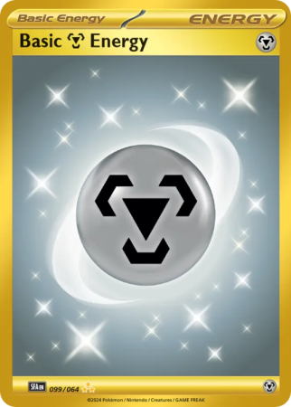 Pokémonkaart Basic Metal Energy nummer 99/64 uit de set Shrouded Fable (Scarlet & Violet)