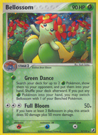 Bellossom 3/115 EX Unseen Forces
