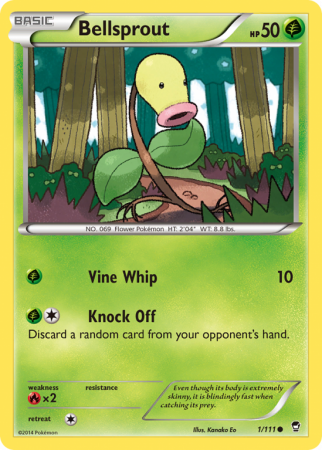 Bellsprout 1/111 XY Furious Fists