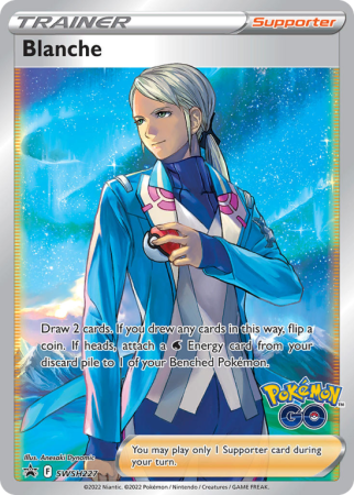 Pokémonkaart Blanche nummer SWSH227/103 uit de set SWSH Black Star Promos (Sword & Shield)
