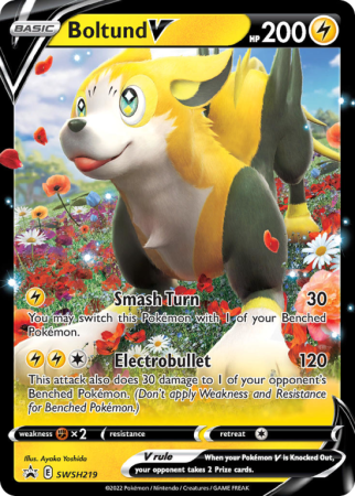 Pokémonkaart Boltund V nummer SWSH219/103