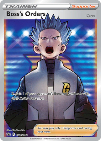 Pokémonkaart Boss's Orders nummer SWSH251/103 uit de set SWSH Black Star Promos (Sword & Shield)