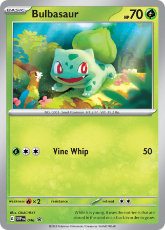 Pokémonkaart Bulbasaur nummer 46/14 uit de set Scarlet & Violet Black Star Promos (Scarlet & Violet)