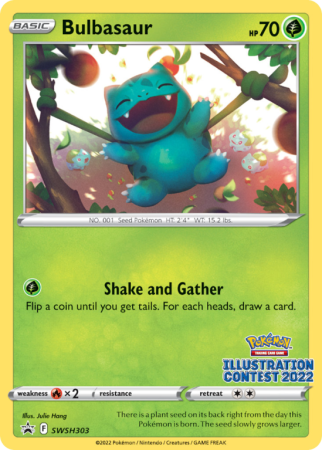 Pokémonkaart Bulbasaur nummer SWSH303/103 uit de set SWSH Black Star Promos (Sword & Shield)
