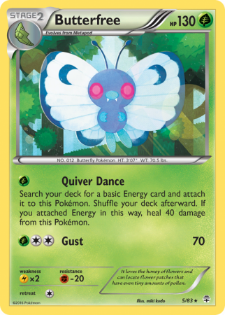 Butterfree 5/115
