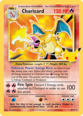Charizard 4/25 Sword & Shield Celebrations: Classic Collection