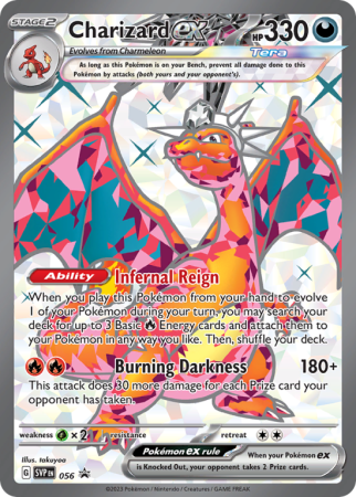 Pokémonkaart Charizard ex nummer 56/14