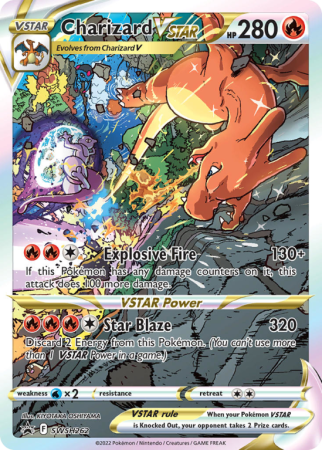 Pokémonkaart Charizard VSTAR nummer SWSH262/103 uit de set SWSH Black Star Promos (Sword & Shield)