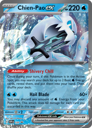 Pokémonkaart Chien-Pao ex nummer 30/14