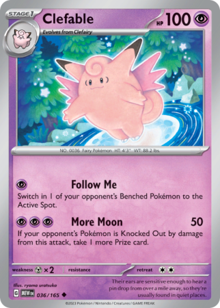 Clefable 36/165