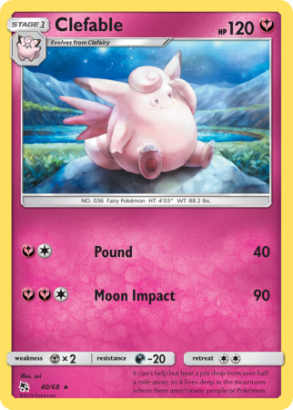 Clefable 40/68
