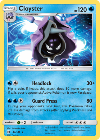 Cloyster 34 149 Uit Sun Moon Van Sun Moon