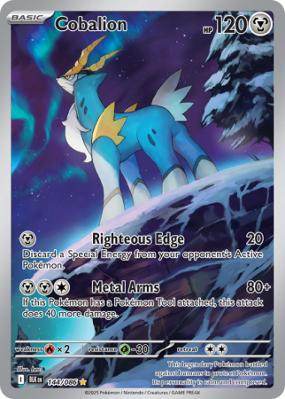 Pokémonkaart Cobalion nummer 144/86