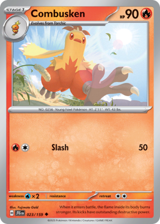 Pokémonkaart Combusken nummer 23/159