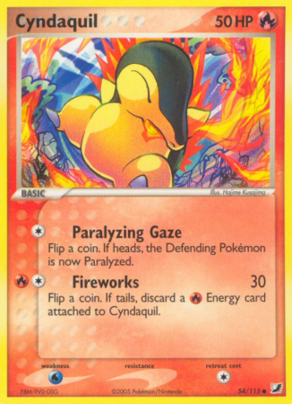 Cyndaquil 54/115 EX Unseen Forces