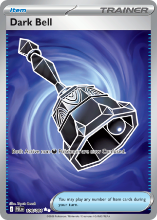 Pokémonkaart Dark Bell nummer 106/84 uit de set Pitch Black (Mega Evolution)