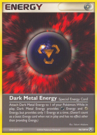 Dark Metal Energy 94/109 EX Team Rocket Returns