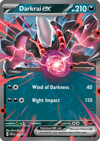 Pokémonkaart Darkrai ex nummer 110/14
