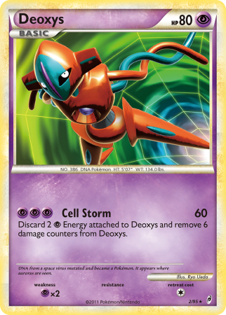 Deoxys 2/106 HeartGold & SoulSilver Call of Legends