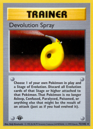 Devolution Spray 72/102 Base Base Set