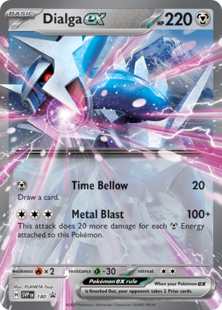 Pokémonkaart Dialga ex nummer 180/14