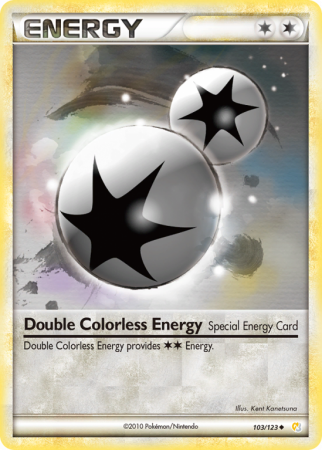 Double Colorless Energy 103/123 HeartGold & SoulSilver HeartGold & SoulSilver