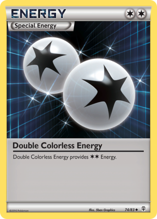 Double Colorless Energy 74/115 XY Generations