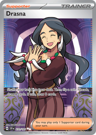 Pokémonkaart Drasna nummer 231/191