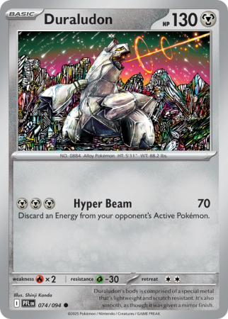 Pokémonkaart Duraludon nummer 74/94