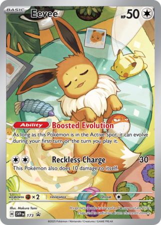 Pokémonkaart Eevee nummer 173/14
