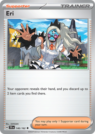 Pokémonkaart Eri nummer 146/162 uit de set Temporal Forces (Scarlet & Violet)