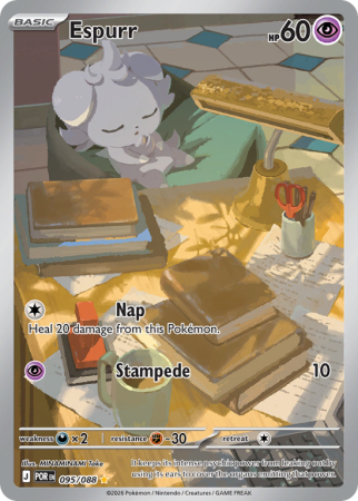 Pokémonkaart Espurr nummer 95/88