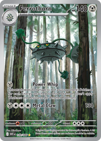 Pokémonkaart Ferrothorn nummer 149/86
