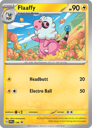 Pokémonkaart Flaaffy nummer 108/14
