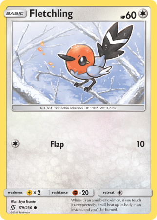 Fletchling 179/236 Sun & Moon Unified Minds