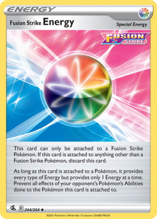 Fusion Strike Energy 244/264 Sword & Shield Fusion Strike