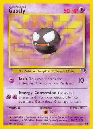 Gastly 76/110 Other Legendary Collection
