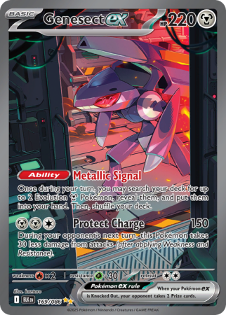 Pokémonkaart Genesect ex nummer 169/86