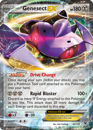 Genesect-EX 64/124 XY Fates Collide