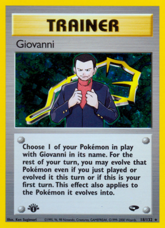 Giovanni 18/132 Gym Gym Challenge