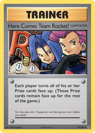 Here Comes Team Rocket! 113/108 XY Evolutions