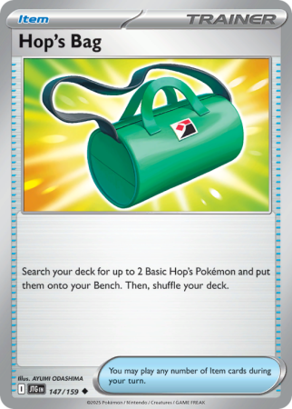 Pokémonkaart Hop's Bag nummer 147/159 uit de set Journey Together (Scarlet & Violet)