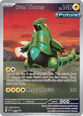 Pokémonkaart Iron Thorns nummer 98/14 uit de set Scarlet & Violet Black Star Promos (Scarlet & Violet)